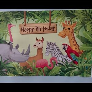 Jungle theme birthday decorations